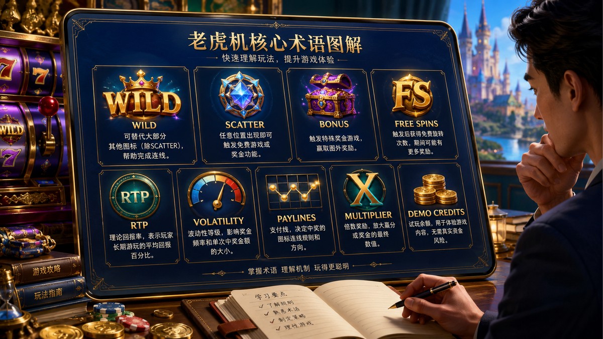 在线老虎机术语表：RTP、Wild、Scatter、Bonus